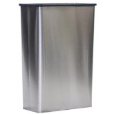 WITT Rectangular Stainless Steel Waste Receptacle - 22 gallon